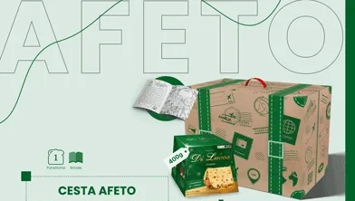 cesta de Natal simples