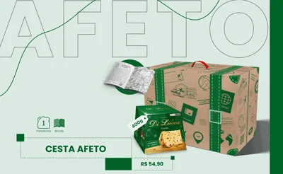 cesta de Natal simples