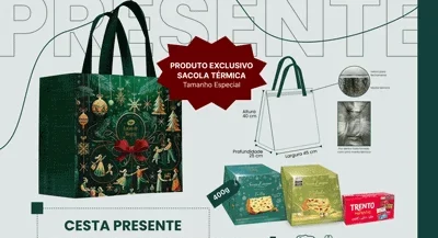 Cesta de Natal 2024 Qual o valor médio de uma cesta de Natal presente?