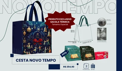 Cestas de Natal para funcionários