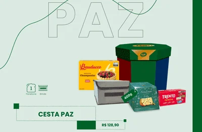 cesta de natal paz no rio