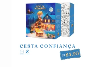 11 - Cesta de Natal sem álcool Confiança